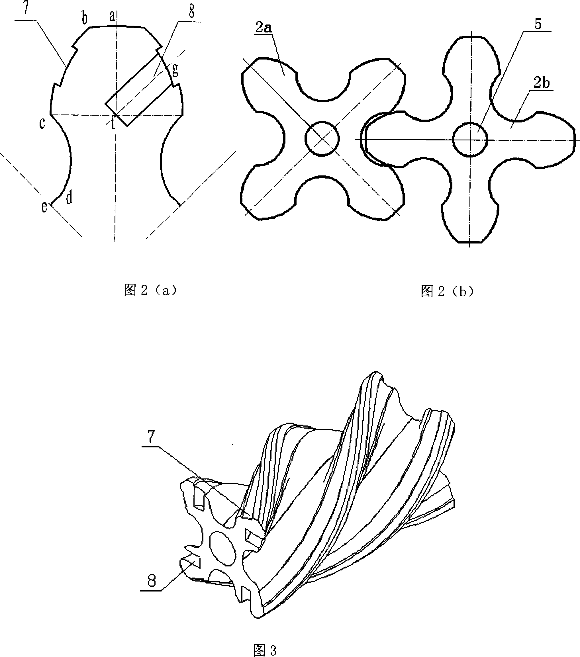 Unloading type spiral rotor