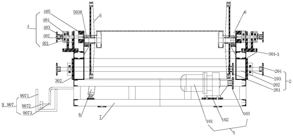 A wheel set automatic painting device