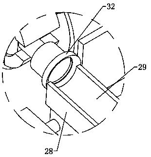 Automatic tool device for cross shaft bearing