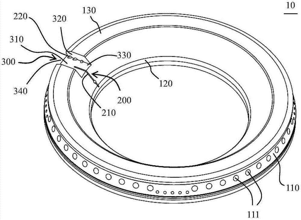 Fire cover of gas burner, gas burner and gas stove