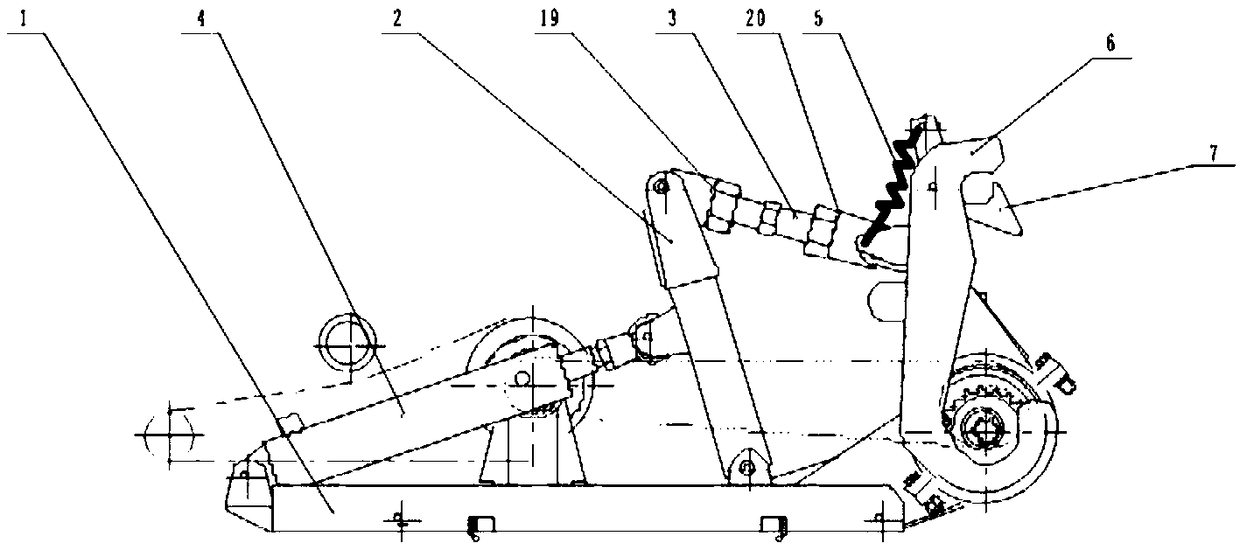 Ditching machine with lateral movement function