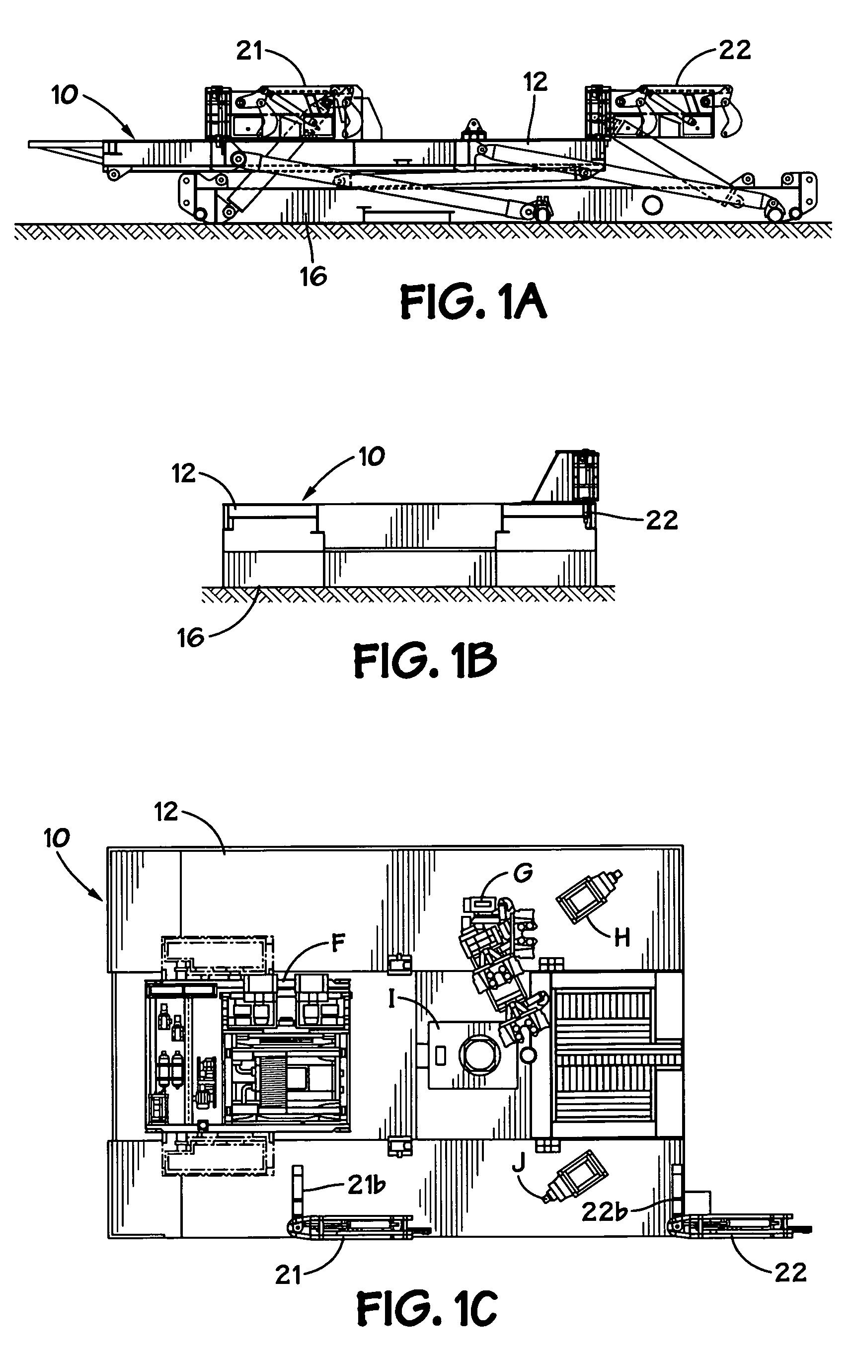 Drilling rig structure installation and methods