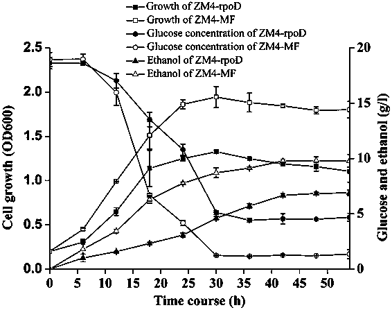 A Zymomonas mobilis resistant to furan formaldehyde and its preparation method and application