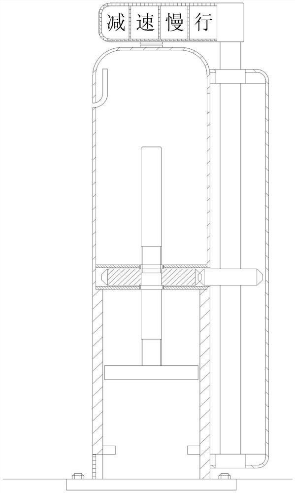 Road ponding monitoring and warning device and method