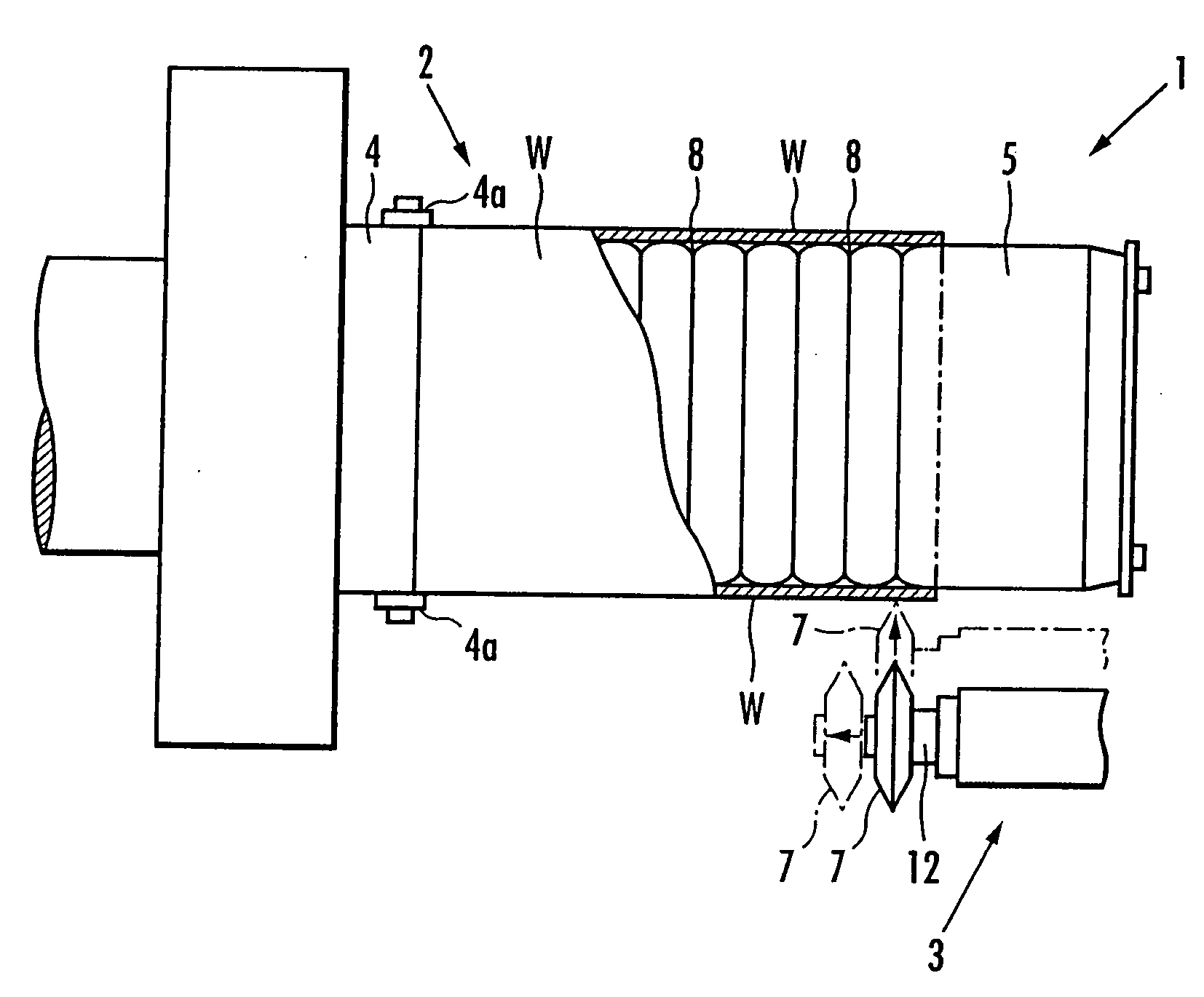 Cutting device for thin metallic plate