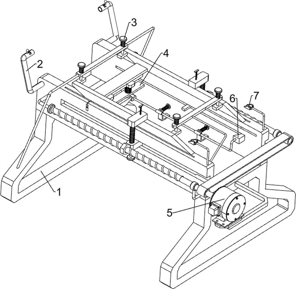 A kind of glass fiber cloth quantitative shearing equipment