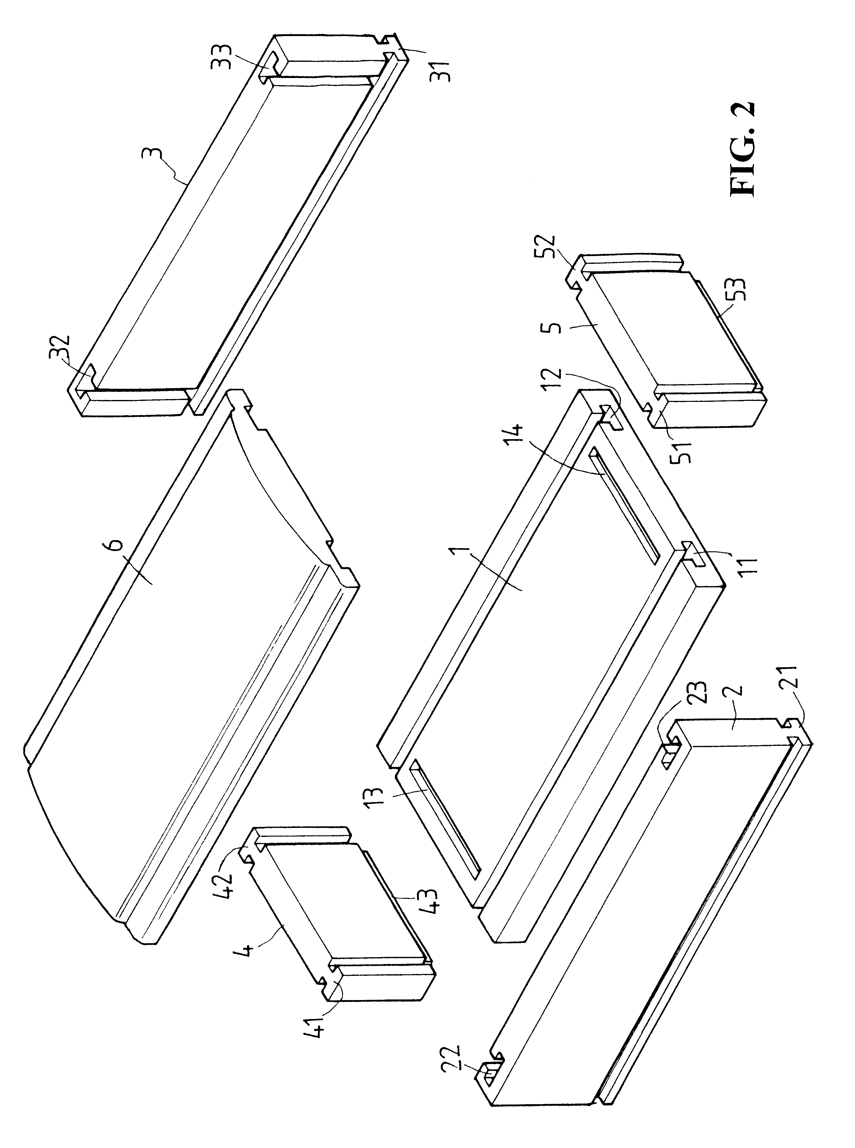 Structure of a coffin