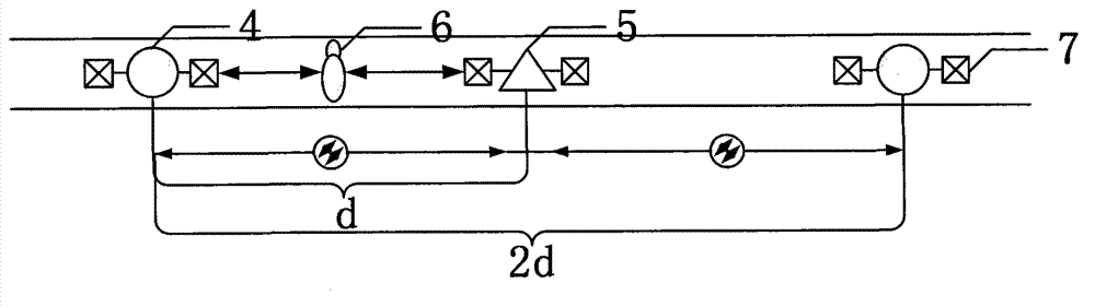 Underground coal mine WiFi (Wireless Fidelity) staff positioning system and positioning method based on TOA (Time of Arrival)