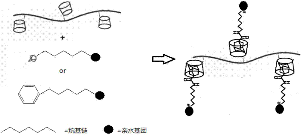 Polymer system in controllable association strength