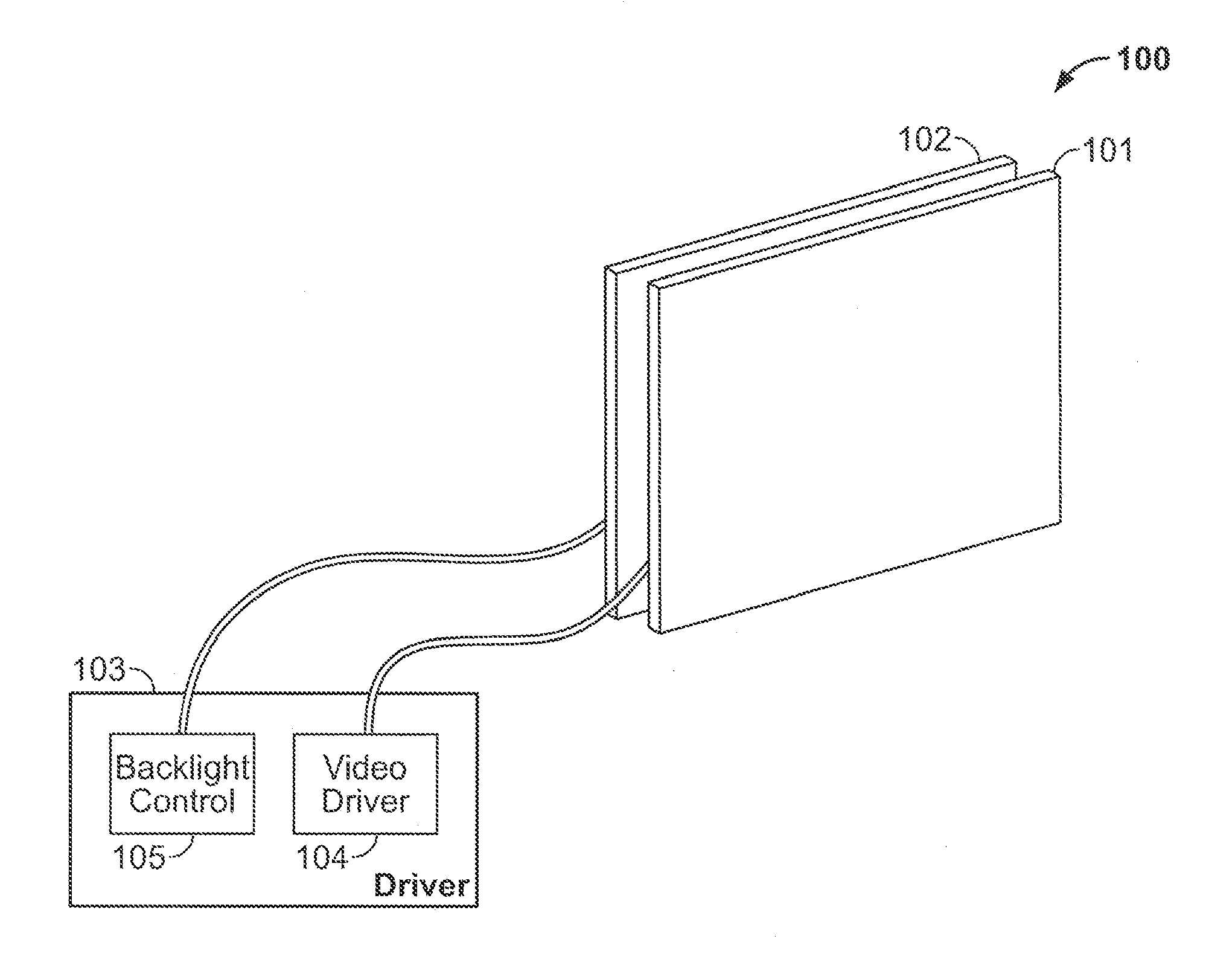 Pulse-width modulation control for backlighting of a video display