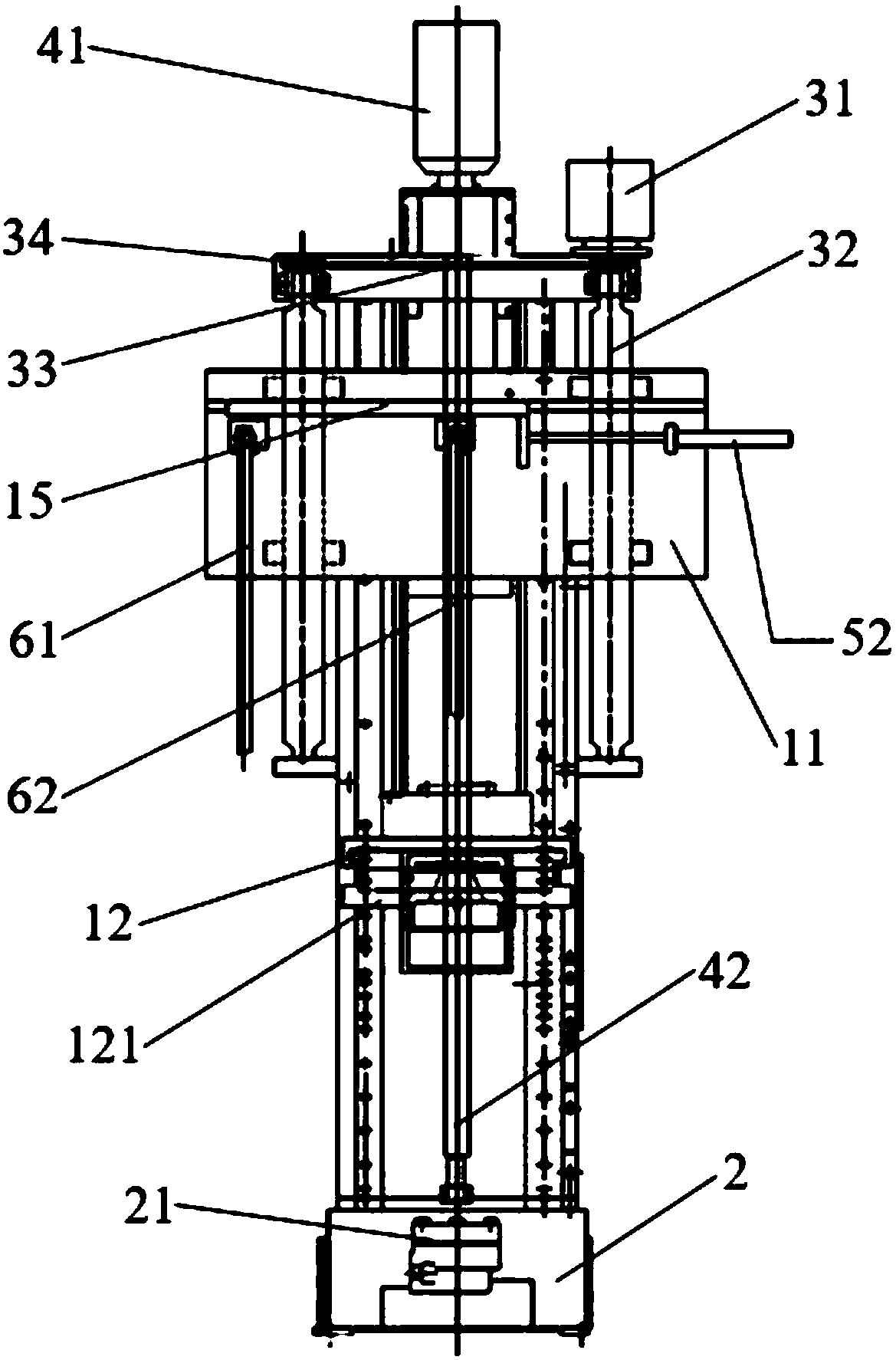 Device for broaching spline and using method thereof