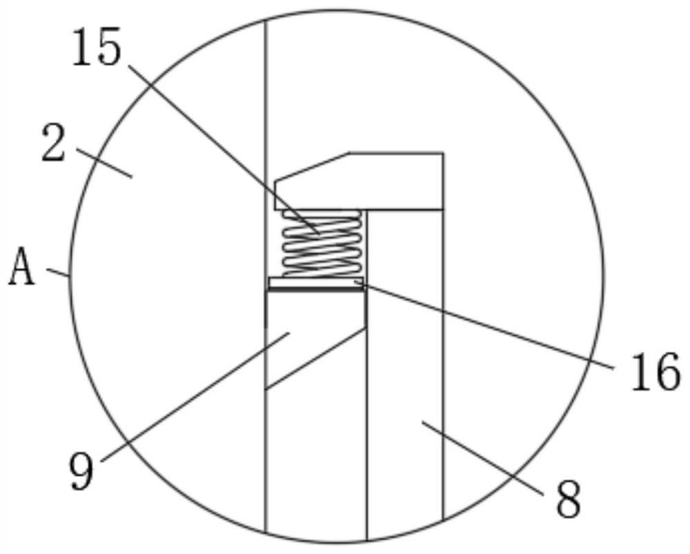 Drawing die for automobile wheel cover supporting plate