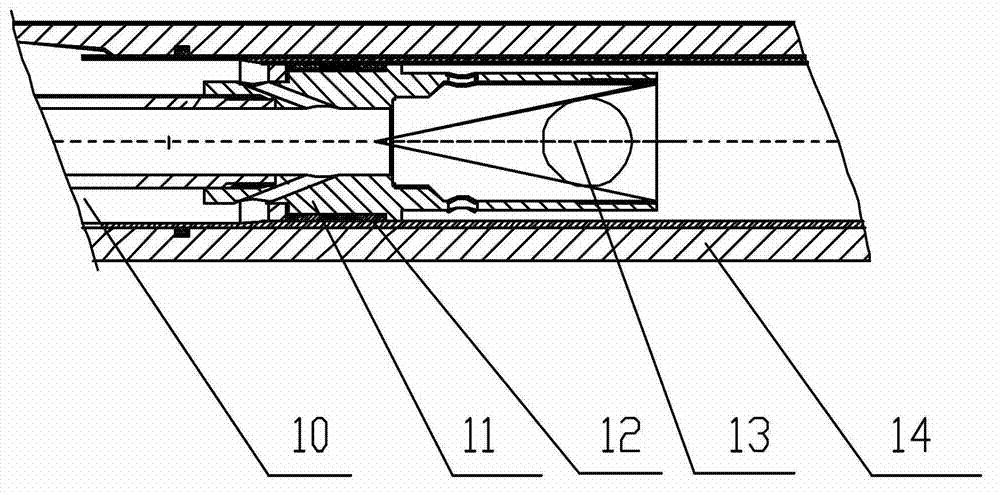 Vibration absorption type downhole hydraulic pulse generation device and well drilling method thereof