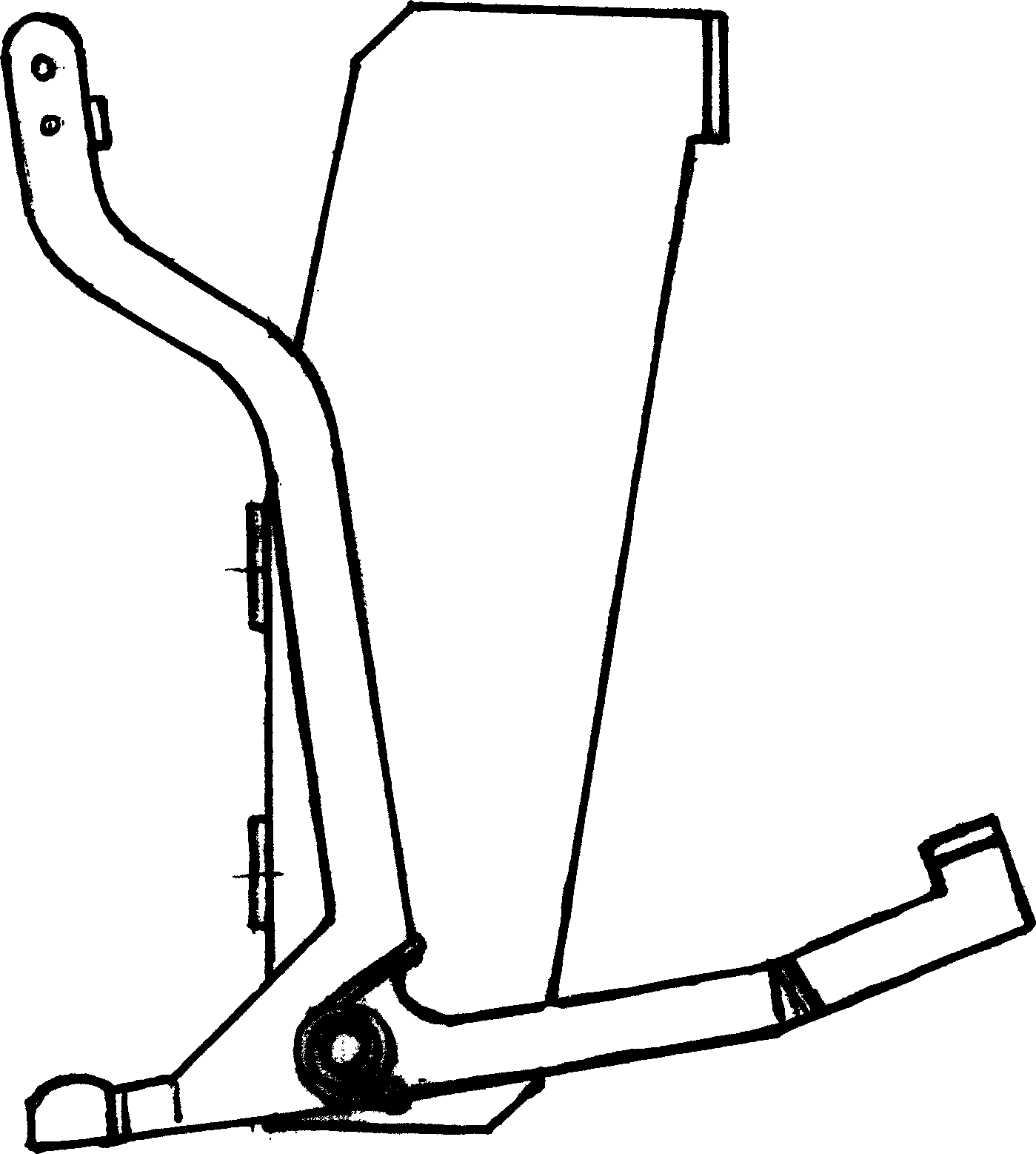 Two-purpose lighting vehicle driven by electrically or manually