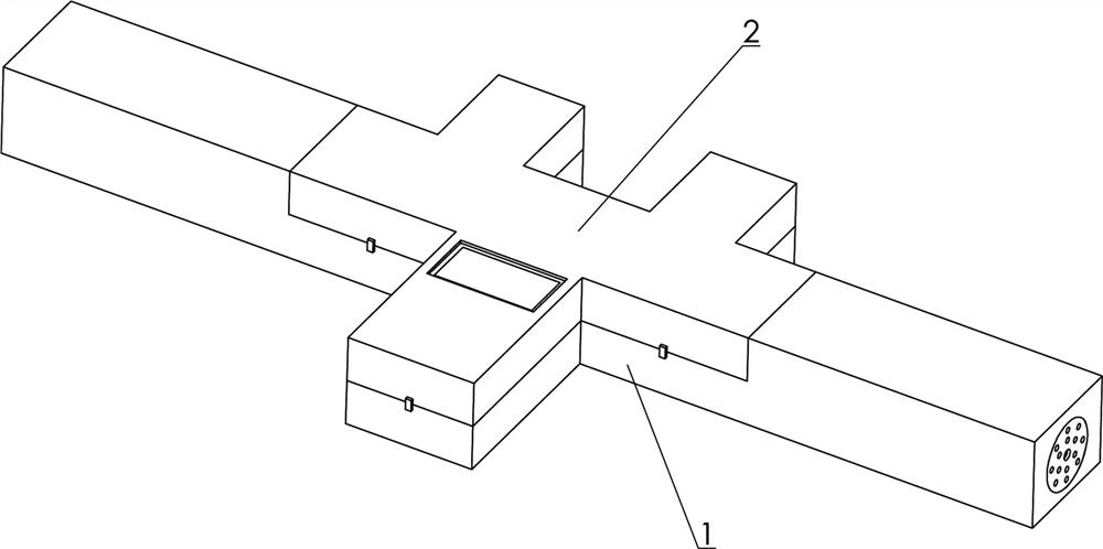 A large-resistance casing railway sleeper for automatic monitoring of train status