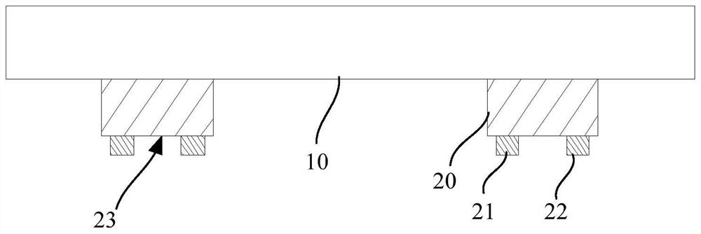 Micro light emitting diode detection device and method