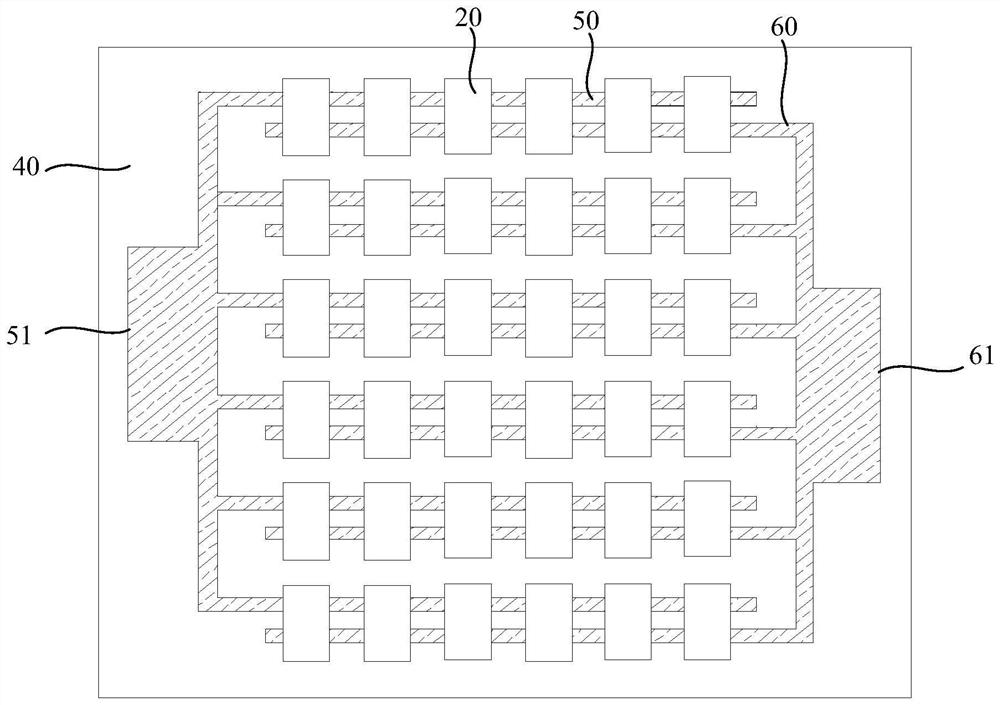 Micro light emitting diode detection device and method