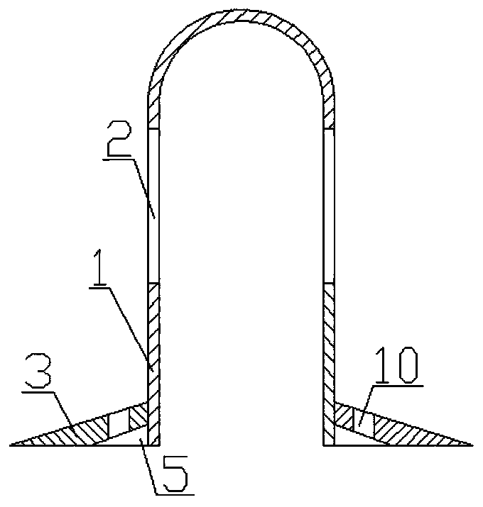 Zero-incisura fixing fusion cage for treating cervical spondylosis