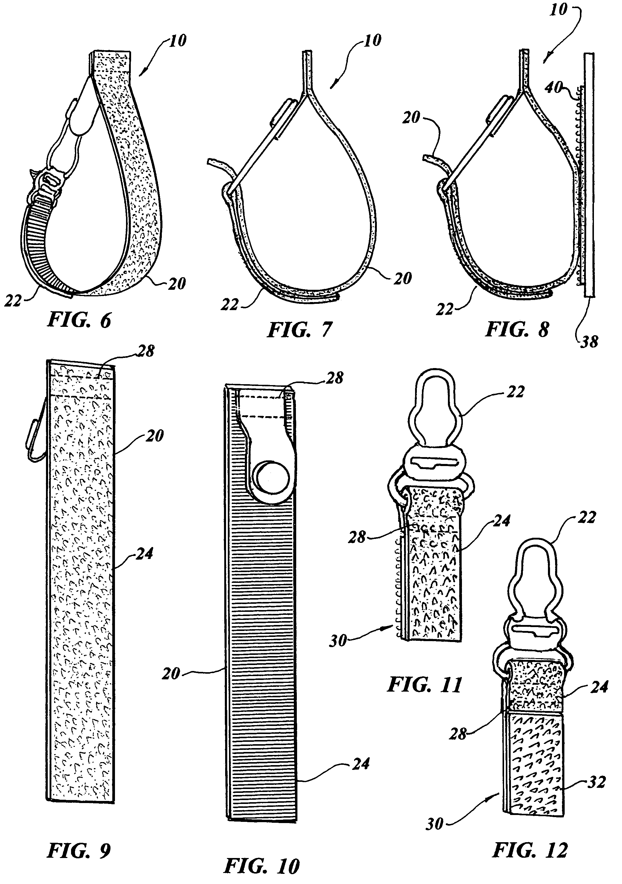 Fabric attaching clip