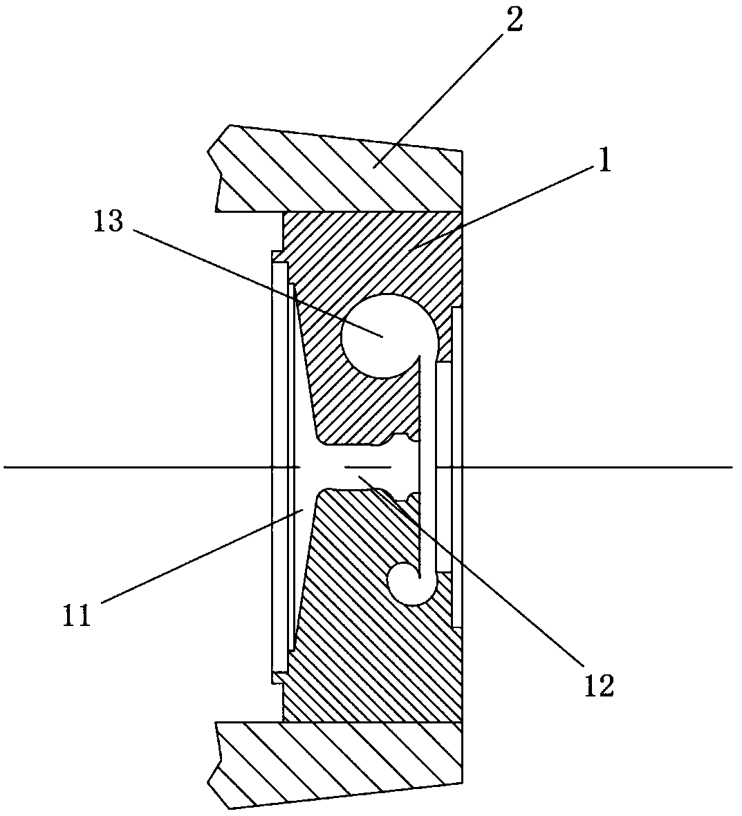 Novel volute structure of centrifugal machine