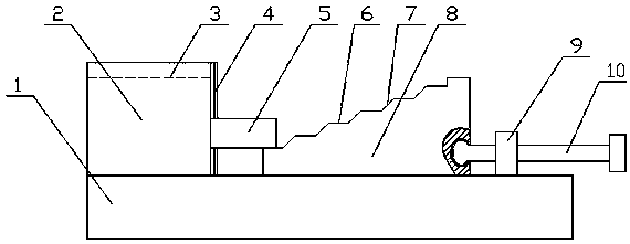 Supporting device for L-shaped panels different in specification