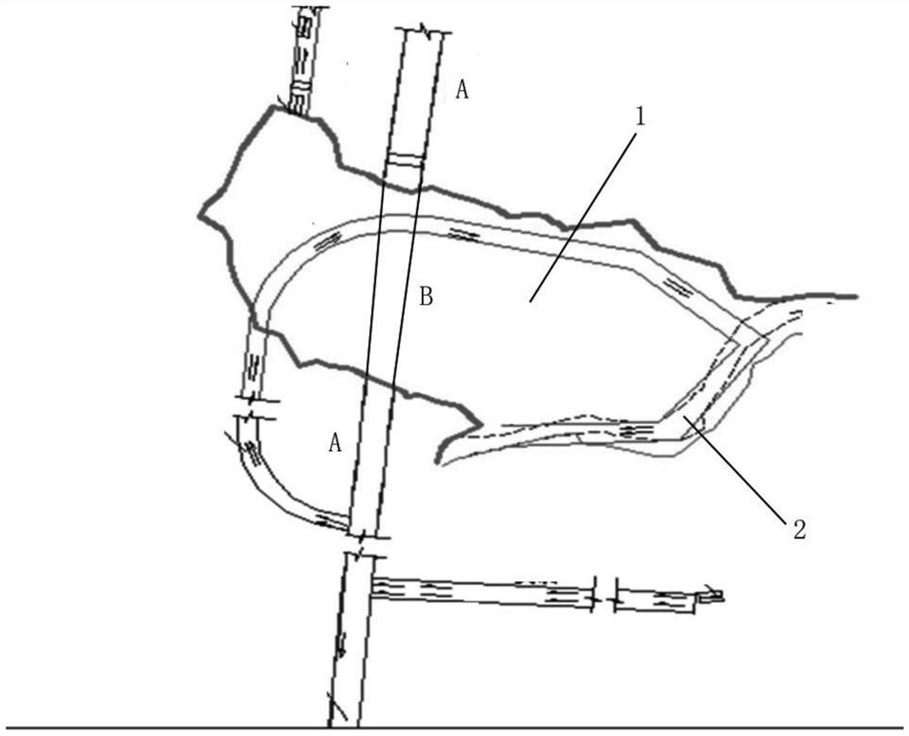 Continuous beam concrete pouring construction method based on karst cave underground river environment tunnel construction