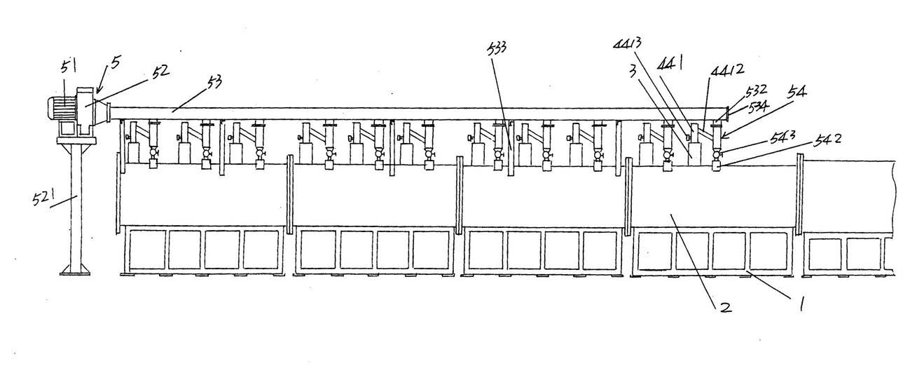 Tunnel kiln structure for sintering electronic products