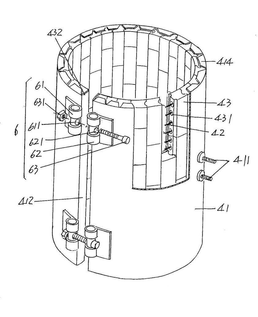 Tunnel kiln structure for sintering electronic products