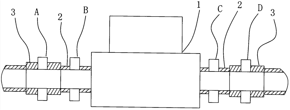 Device for detecting turbidity on line and in real time