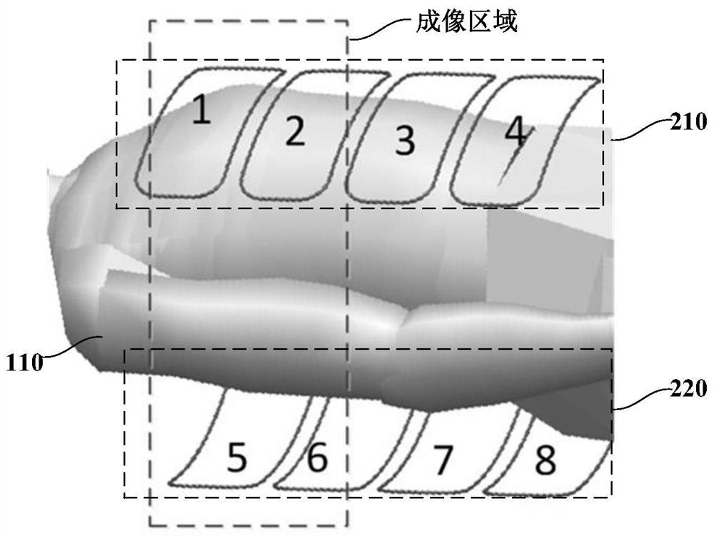 Method, device and magnetic resonance imaging system for determining the position of magnetic resonance coil