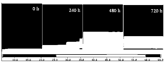 Method for identifying aging degree of silicon rubber composite insulator