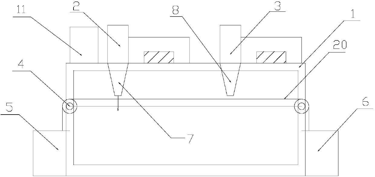 High-efficiency embroidering, printing and dyeing integrated machine for silk fabric