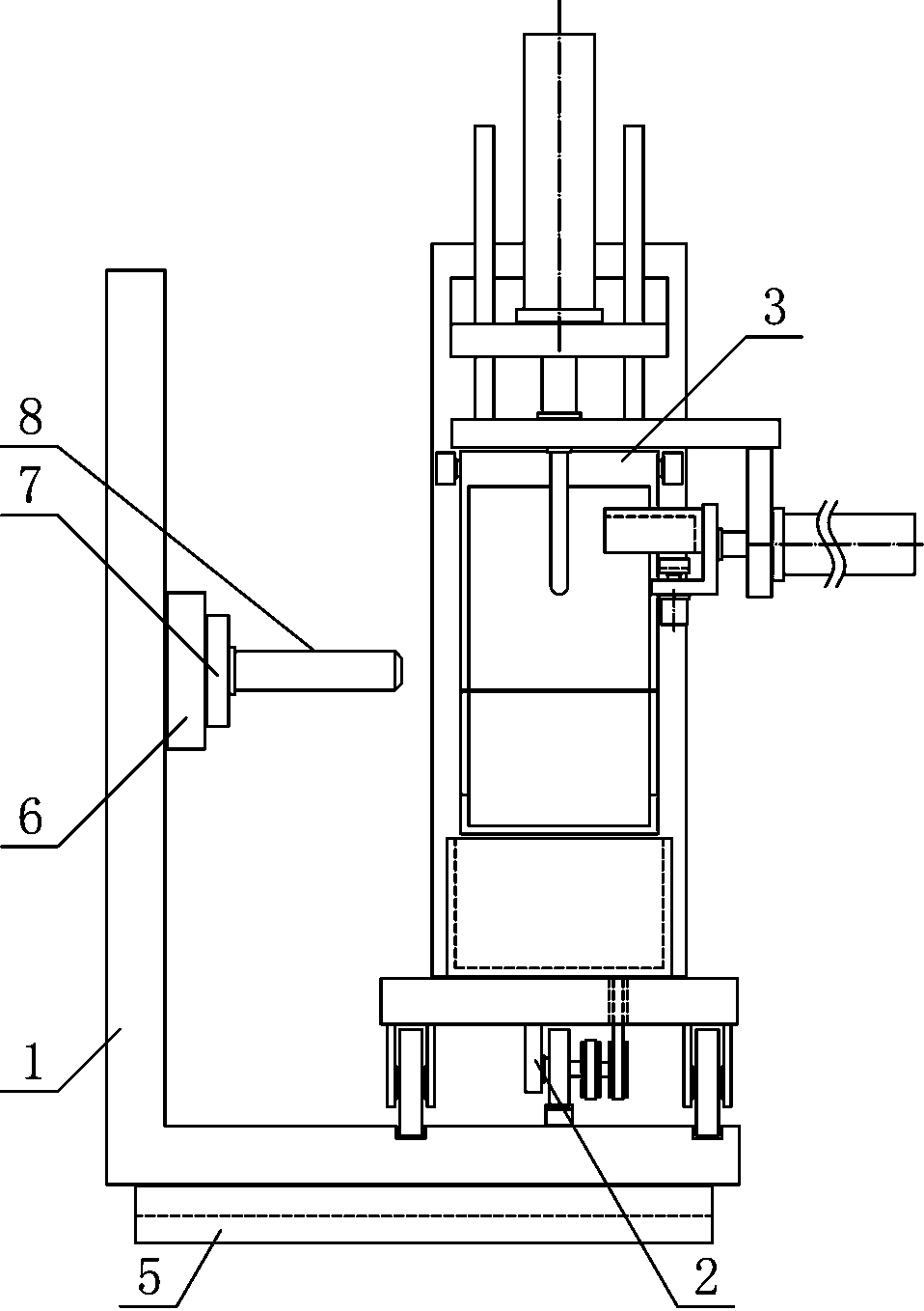 Automatic spool replacing device for woolen sweater fabric weaving