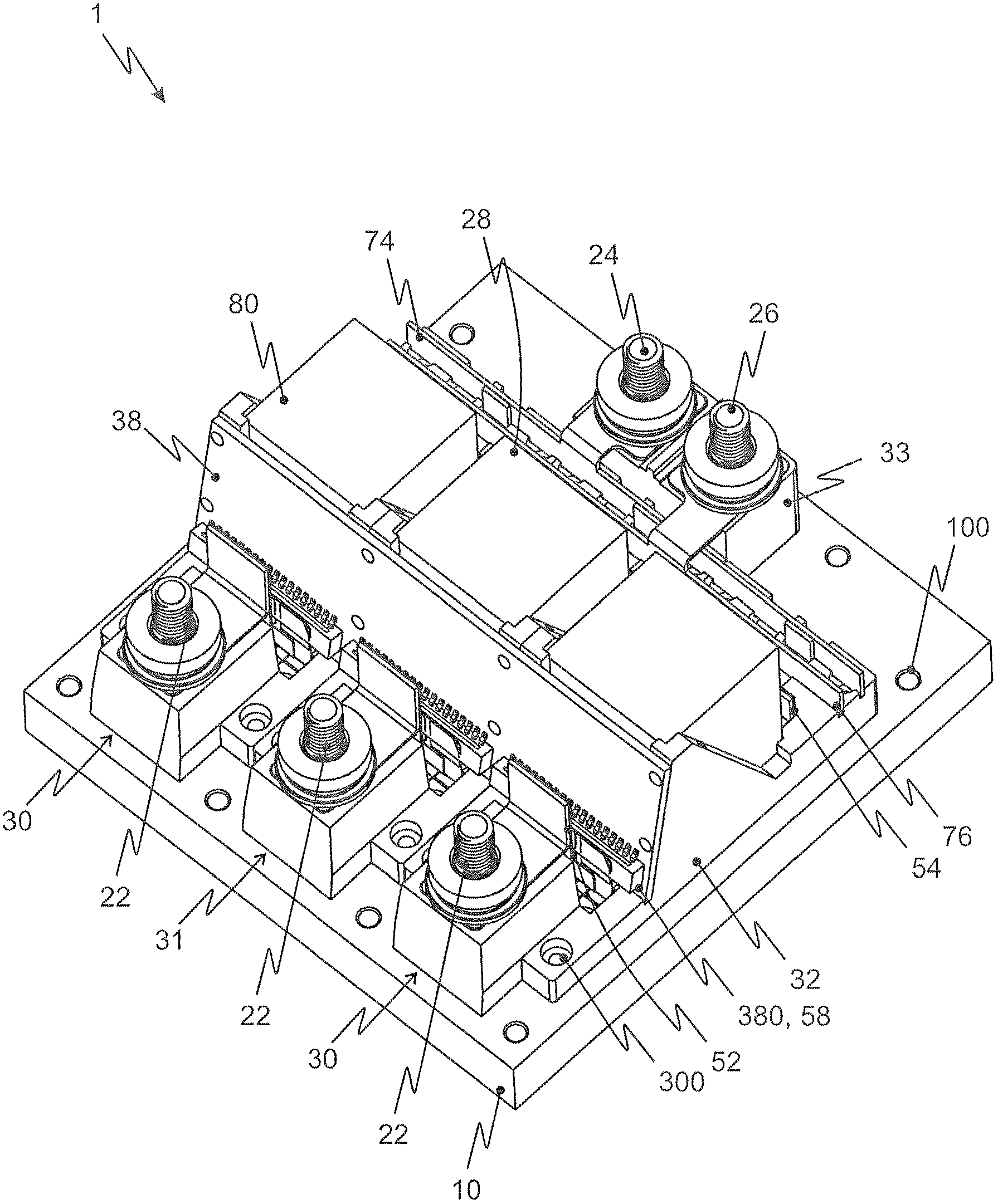 High performance electronic system with first and second subsystem