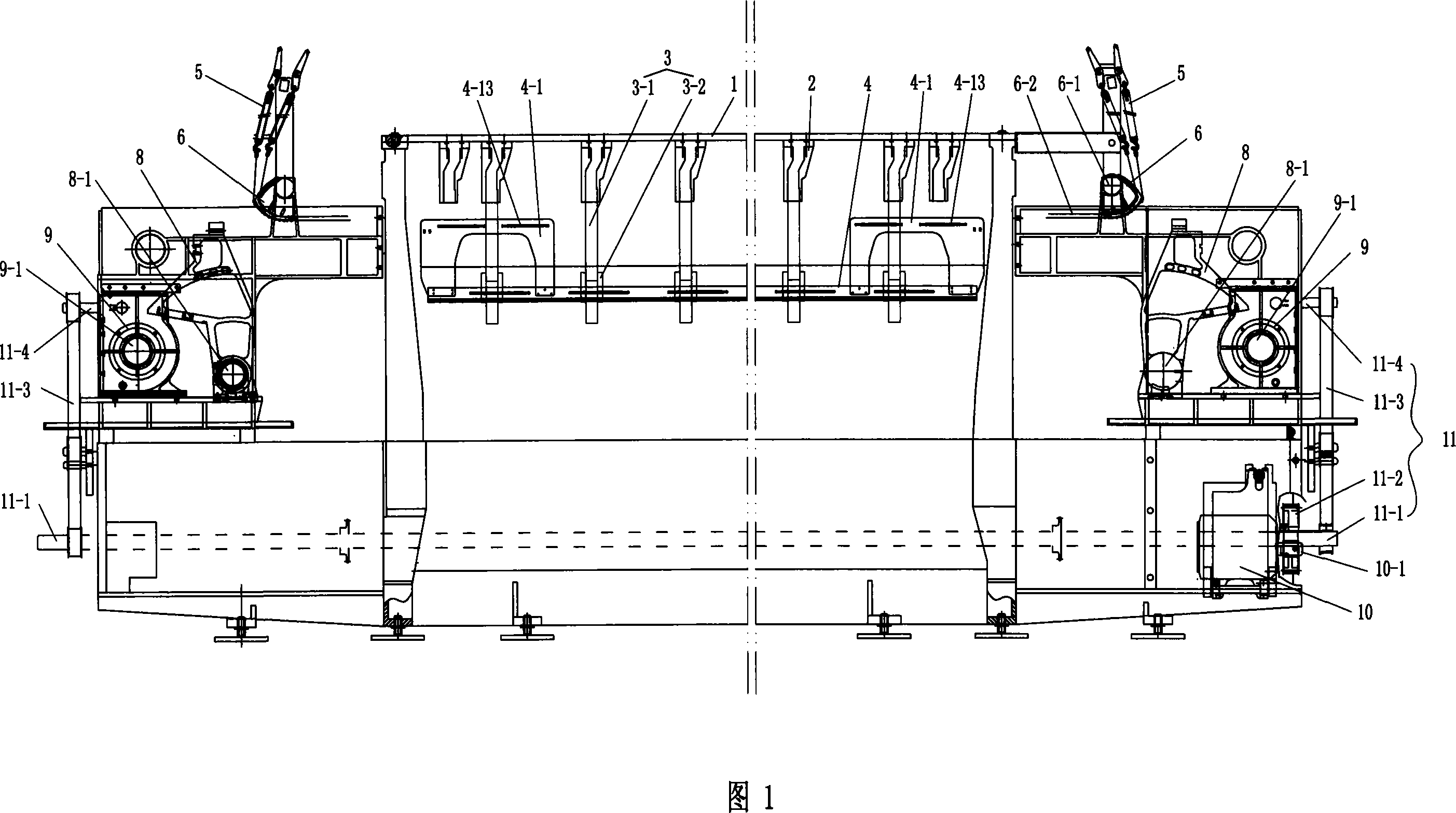 Warp loom guide bar assembly