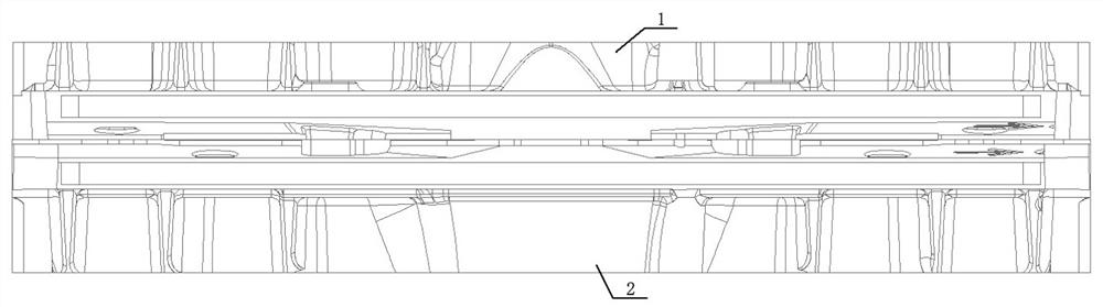 Method for improving deformation of swage sand-coated axle sand box