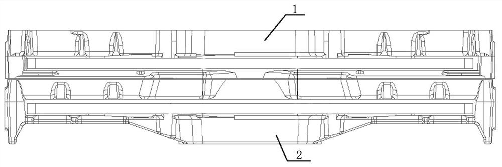 Method for improving deformation of swage sand-coated axle sand box