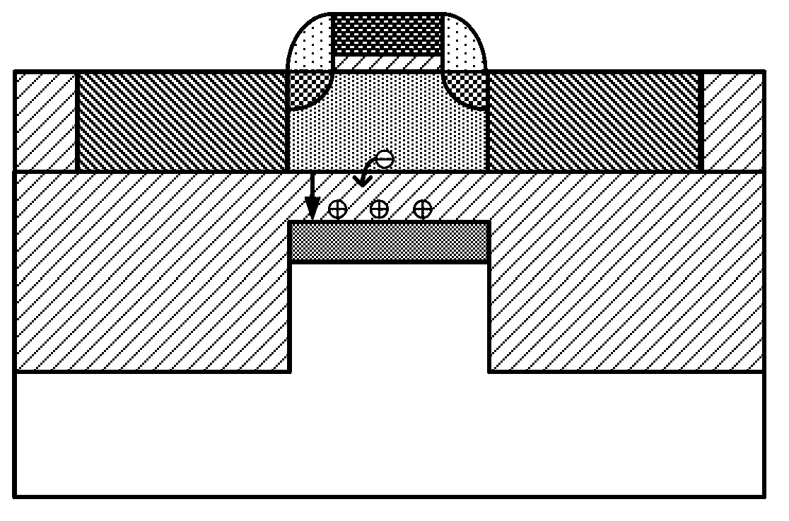 SOI (Silicon On Insulator) device for inhibiting current leakage of back gate due to radiation and preparation method thereof