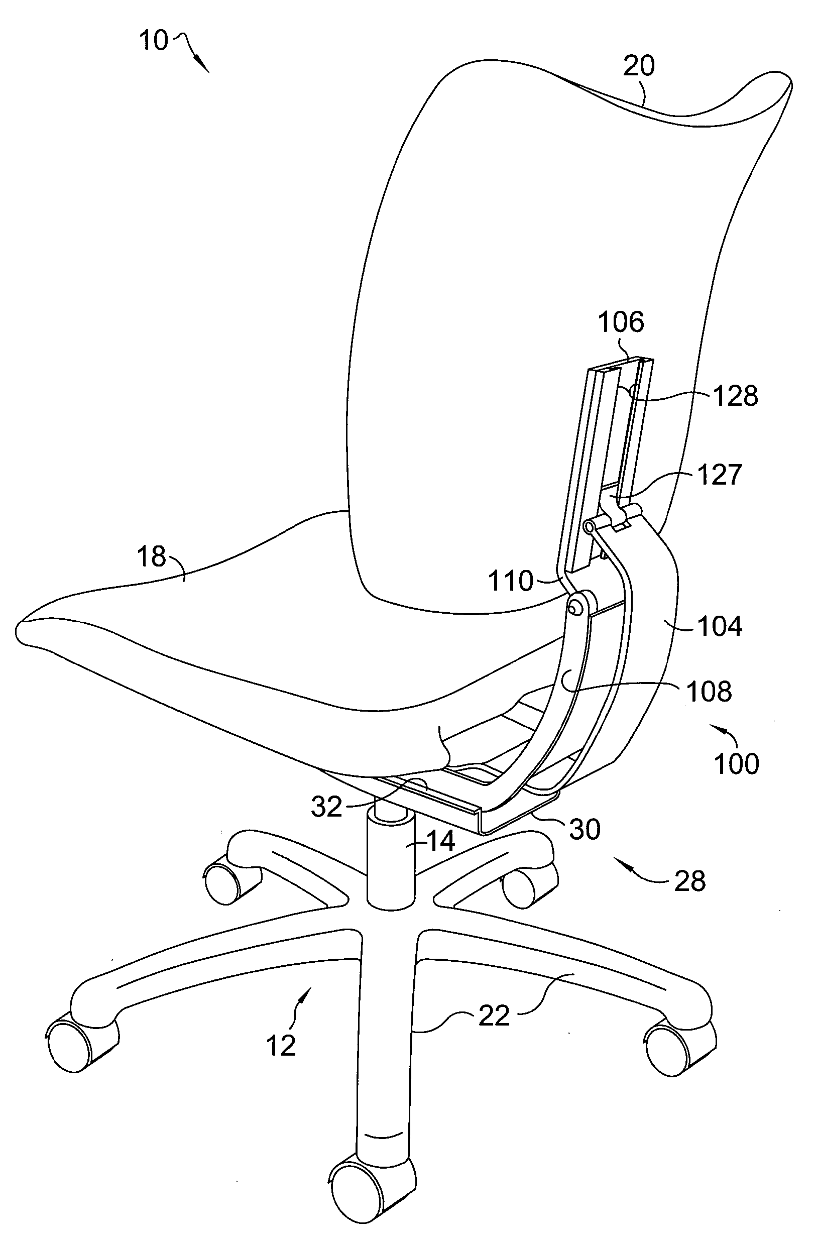 Tilt mechanism for a chair