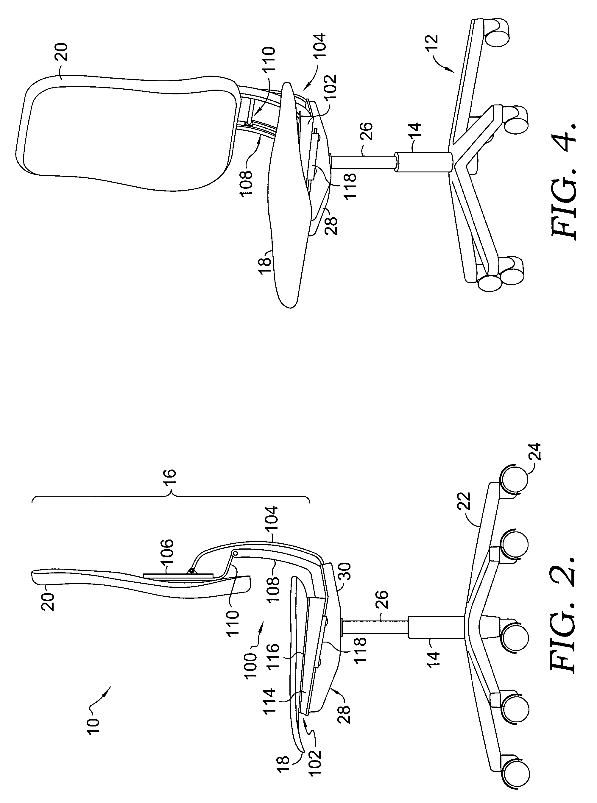 Tilt mechanism for a chair