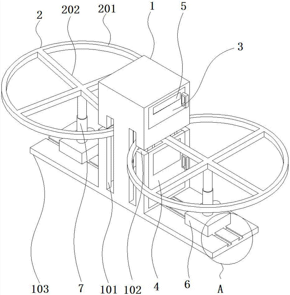 Drying device for bean vermicelli processing