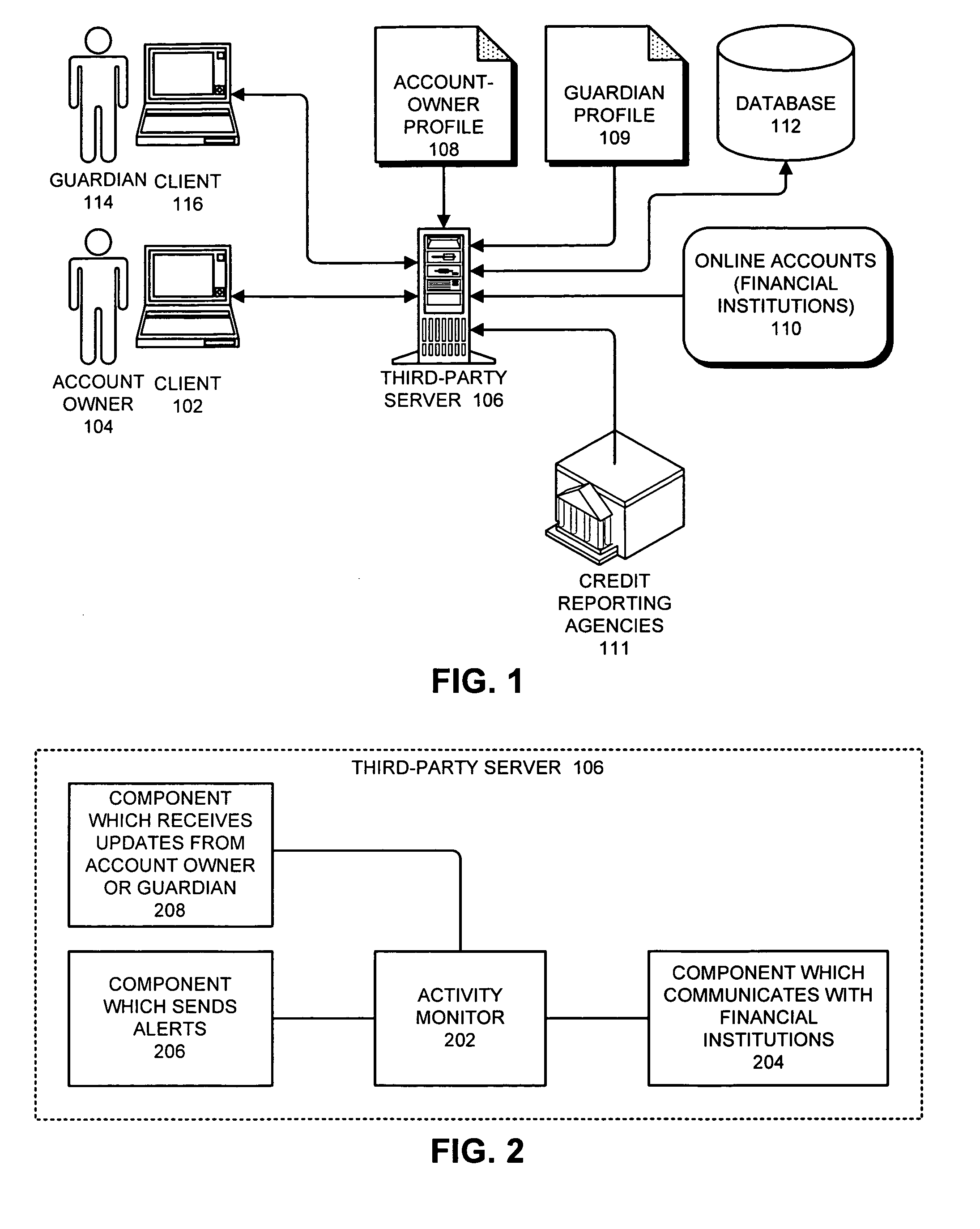 Method and apparatus for facilitating financial monitoring by guardians