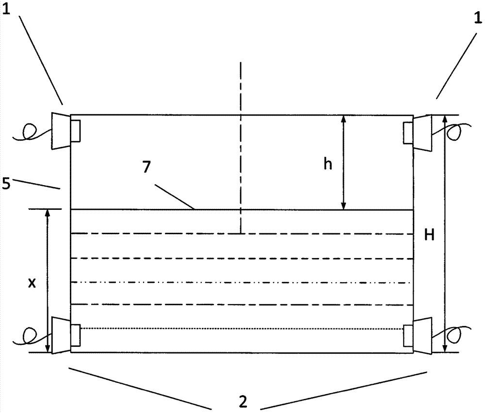 Wellhead gas-liquid two-phase flow metering method and device