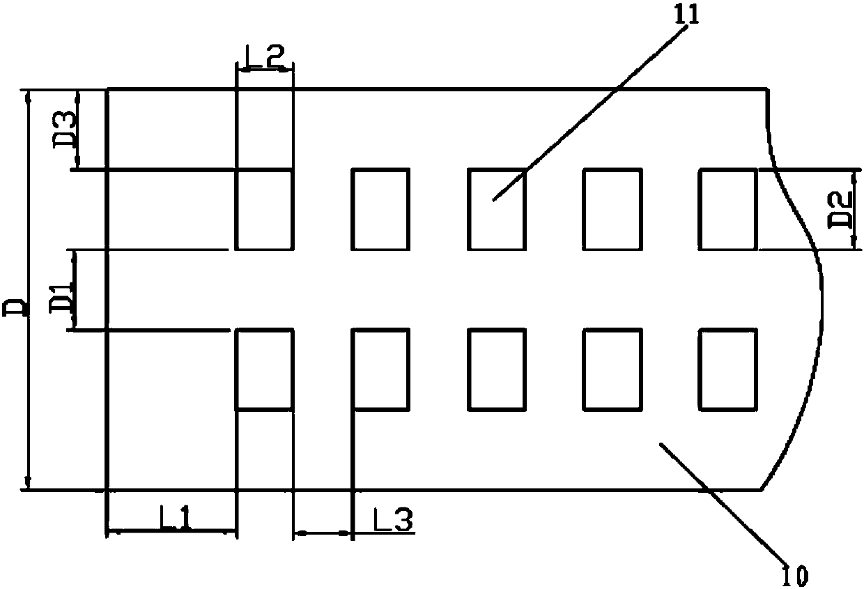 Composite material formed building template