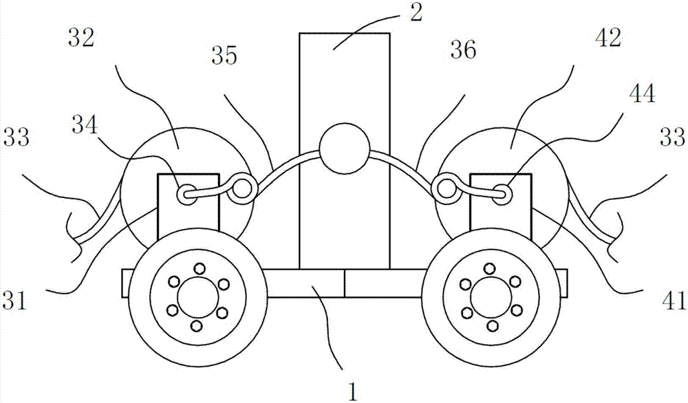 Irregular small-sized land area measuring method based on photoelectric measuring technology