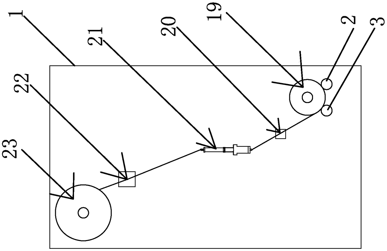 Yarn covering machine