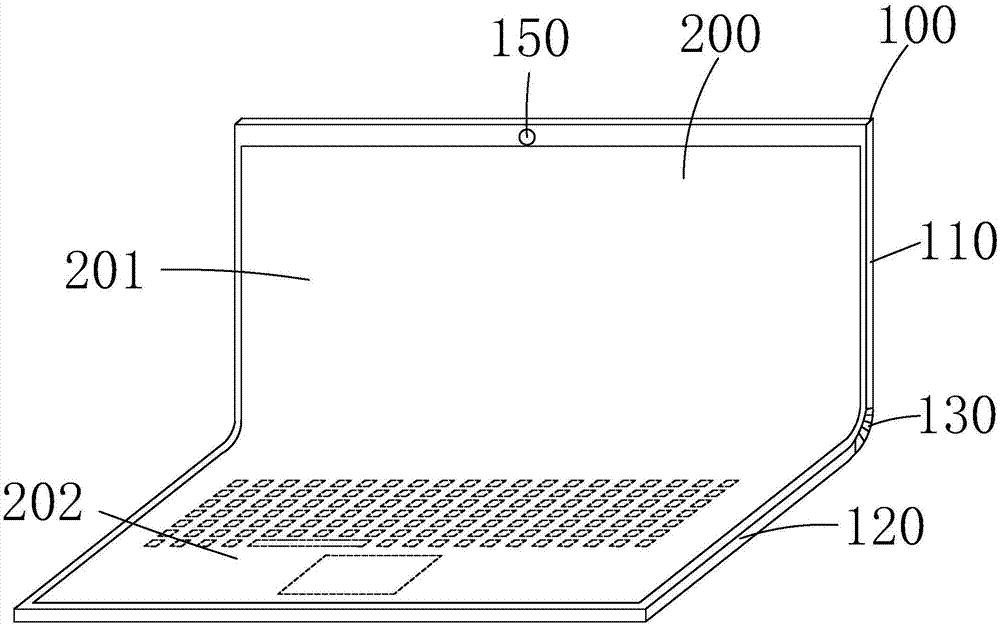 Computer with integration of laptop and tablet