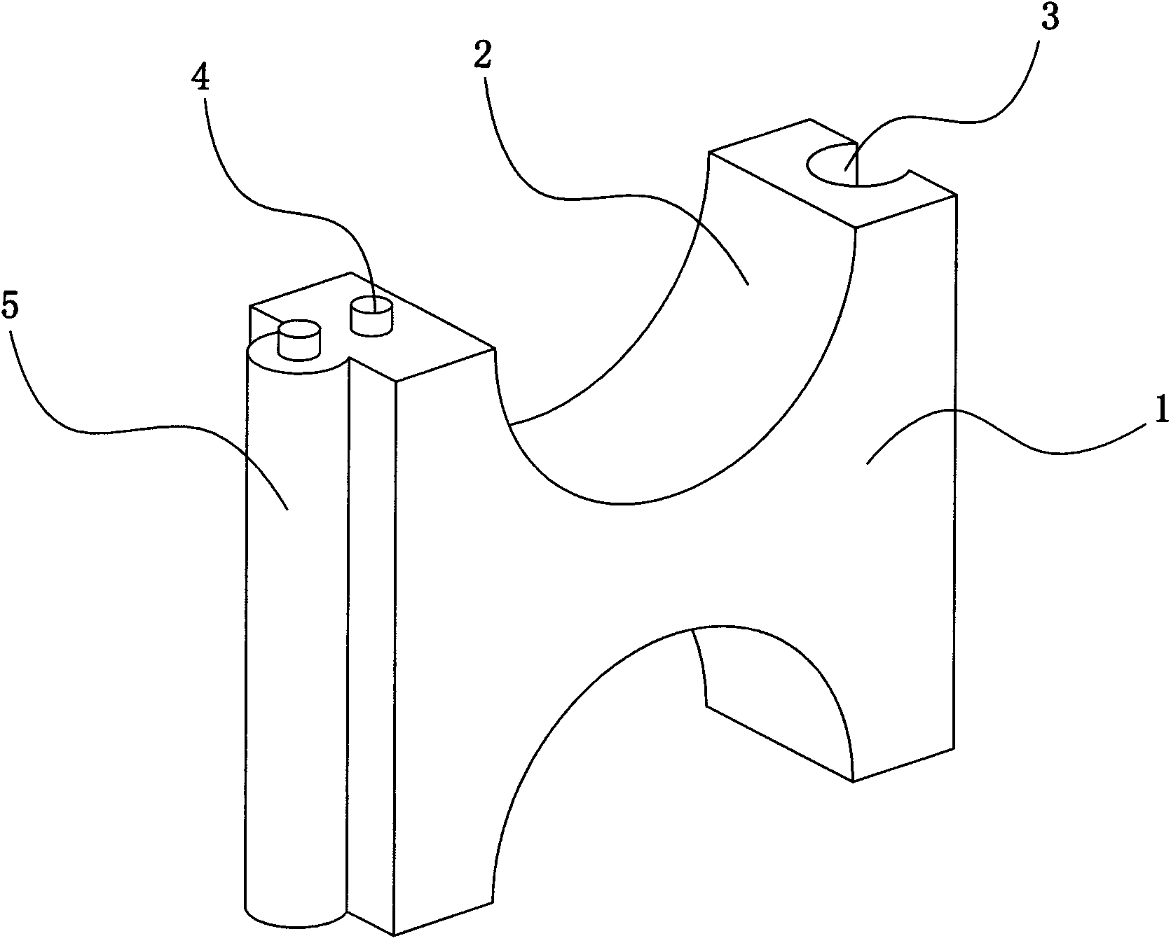 Connector for cable laying pipeline