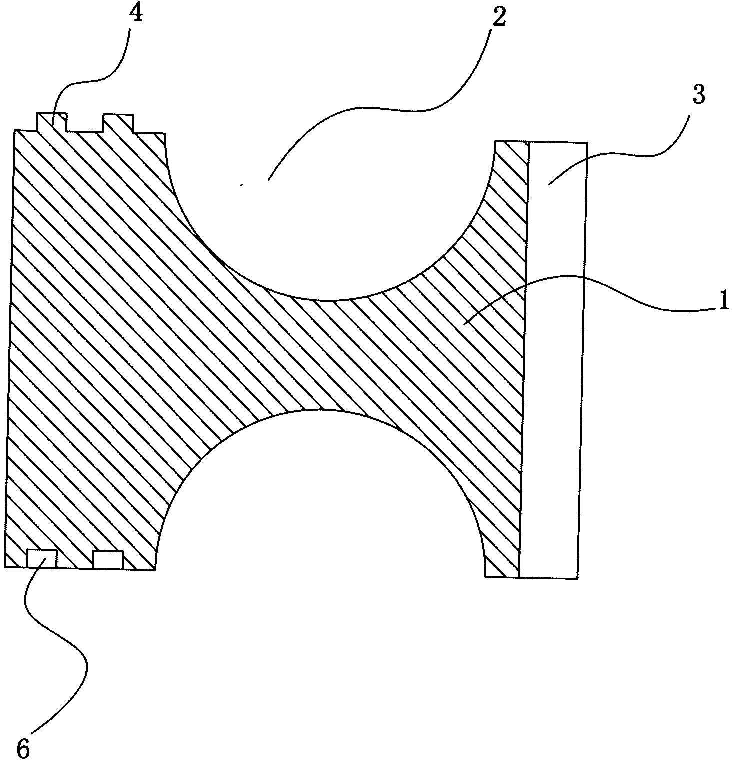 Connector for cable laying pipeline