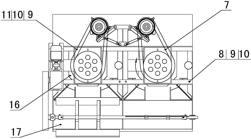 Single-groove inflation stirring type flotation machine